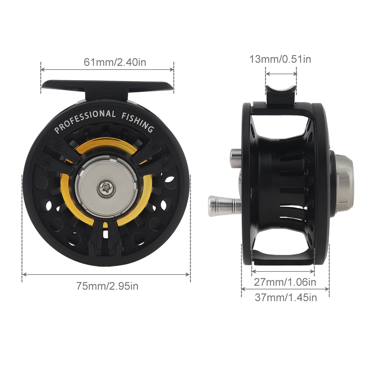 3BB Ball Bearing Full Metal Fl - Ice Fishing Reel review and price